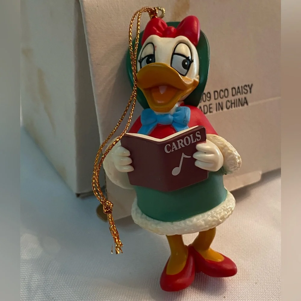 Vintage Walt Disney Christmas Ornament - Daisy Duck - in original box